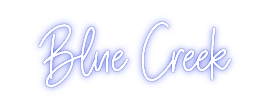 Custom Neon: Blue Creek
