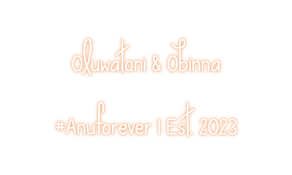 Custom Neon: Oluwatoni & O...