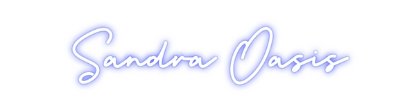Custom Neon: Sandra Oasis