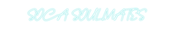 Custom Neon: SOCA SOULMATES