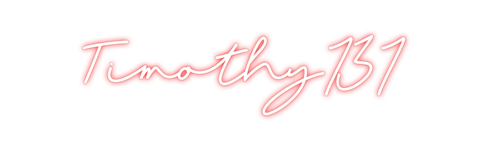 Custom Neon: Timothy737
