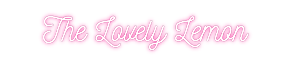 Custom Neon: The Lovely Le...