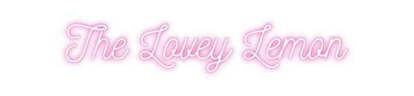 Custom Neon: The Lovey Lemon