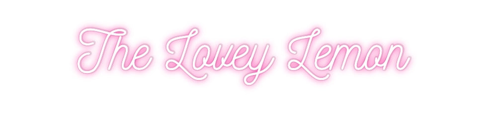 Custom Neon: The Lovey Lemon