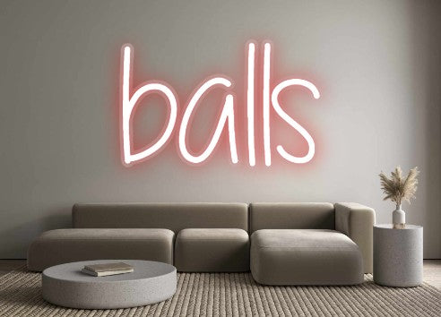 Custom Neon: balls