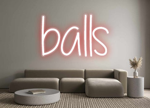 Custom Neon: balls