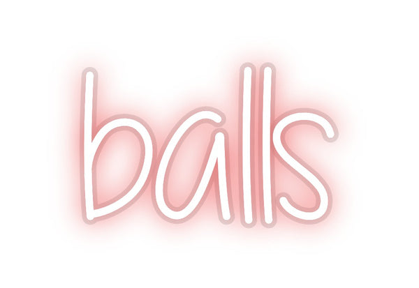 Custom Neon: balls
