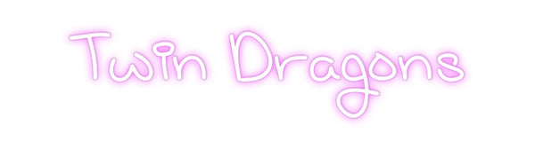 Custom Neon: Twin Dragons