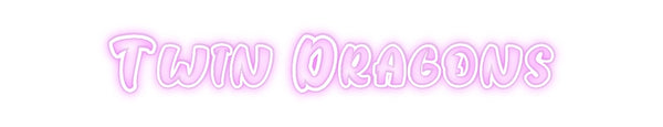 Custom Neon: Twin Dragons