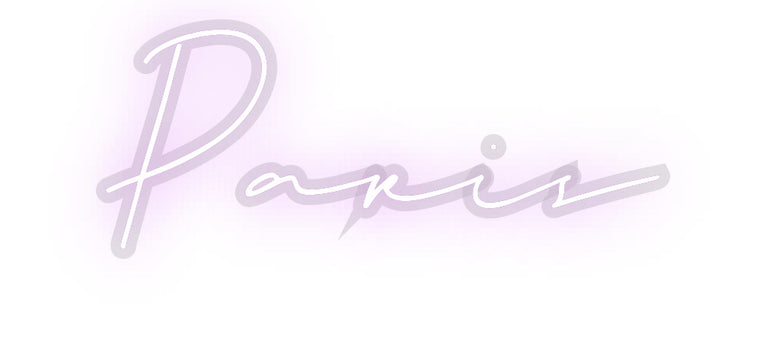 Custom Neon: Paris