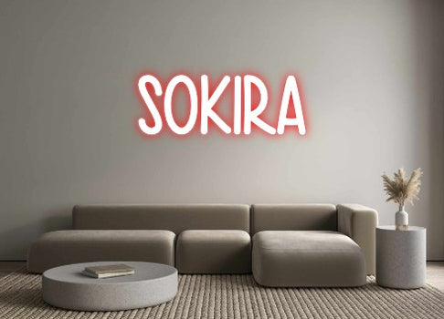 Custom Neon: SOKIRA