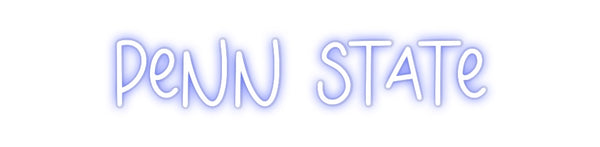 Custom Neon: penn state