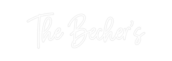 Custom Neon: The Becher's