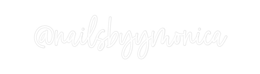 Custom Neon: @nailsbyymonica
