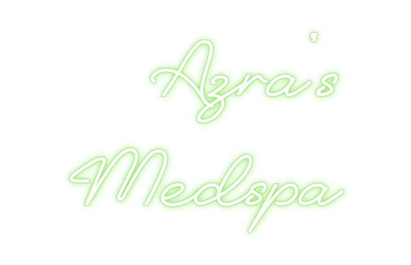 Custom Neon: Azra's 
Medspa