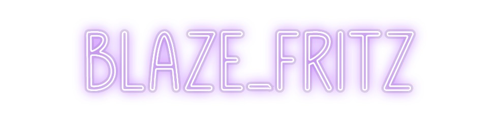 Custom Neon: Blaze_Fritz