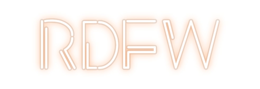 Custom Neon: RDFW