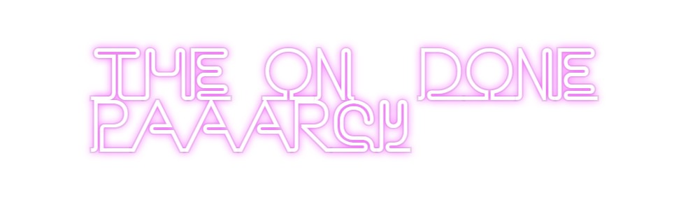 Custom Neon: The On  Done...