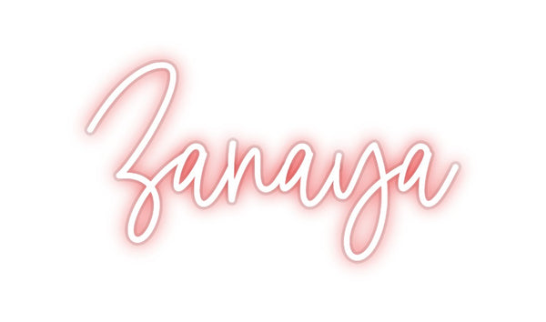 Custom Neon:  Zanaya