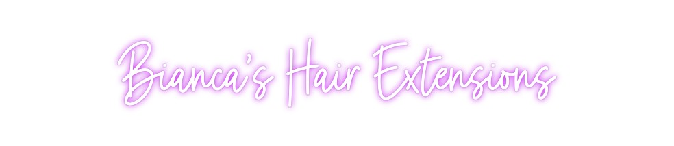 Custom Neon: Bianca's Hair...