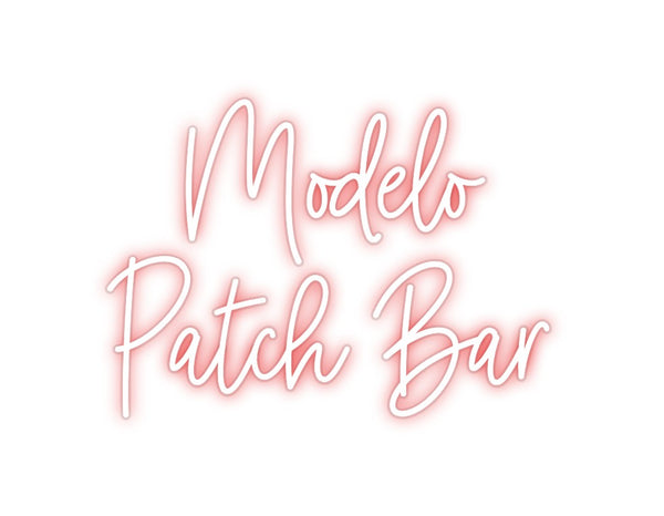 Custom Neon: Modelo 
Patc...