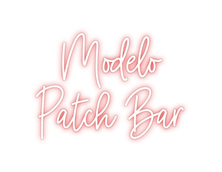 Custom Neon: Modelo 
Patc...