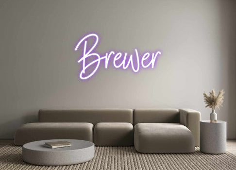 Custom Neon:  Brewer