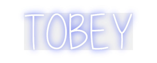 Custom Neon: TOBEY
