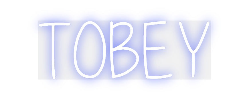 Custom Neon: TOBEY