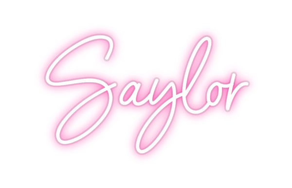 Custom Neon: Saylor