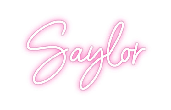 Custom Neon: Saylor