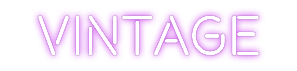 Custom Neon: VINTAGE