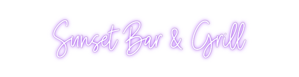 Custom Neon: Sunset Bar & ...