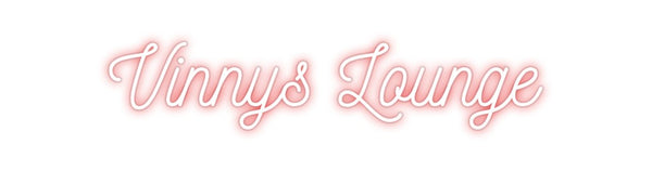 Custom Neon: Vinnys Lounge