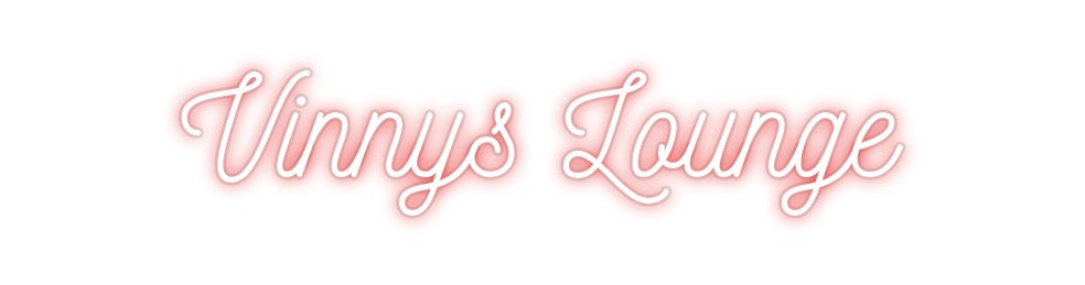 Custom Neon: Vinnys Lounge