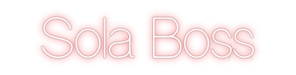 Custom Neon: Sola Boss