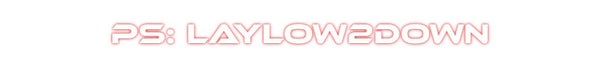 Custom Neon: PS: LAYLOW2DOWN