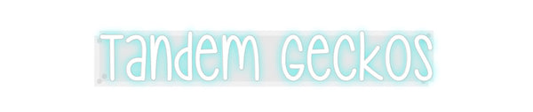 Custom Neon: Tandem Geckos