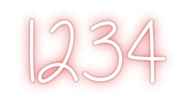 Custom Neon: 1234