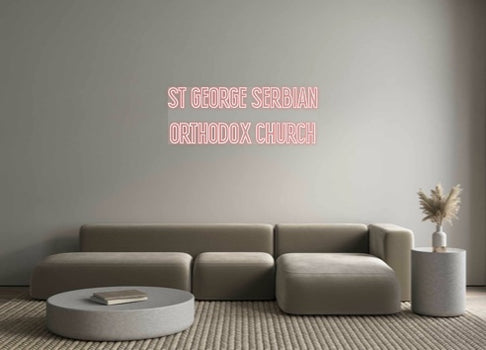 Custom Neon: ST GEORGE SER...