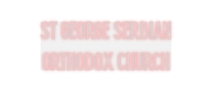 Custom Neon: ST GEORGE SER...
