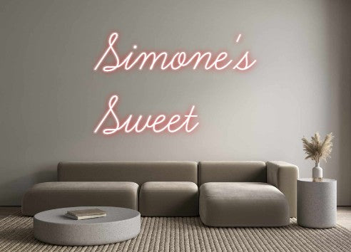 Custom Neon: Simone's
Sweet
