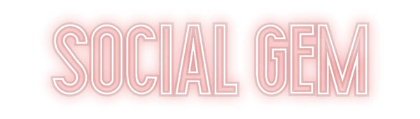 Custom Neon: Social Gem