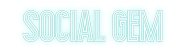 Custom Neon: Social Gem