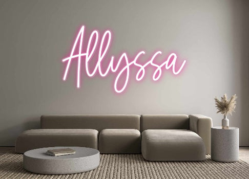 Custom Neon: Allyssa