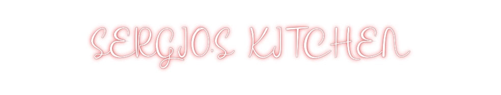 Custom Neon: SERGIO’S KITC...