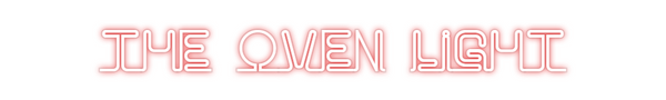 Custom Neon: the oven light