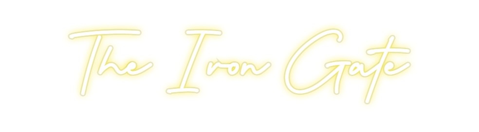 Custom Neon: The Iron Gate