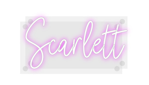 Custom Neon: Scarlett