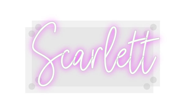 Custom Neon: Scarlett